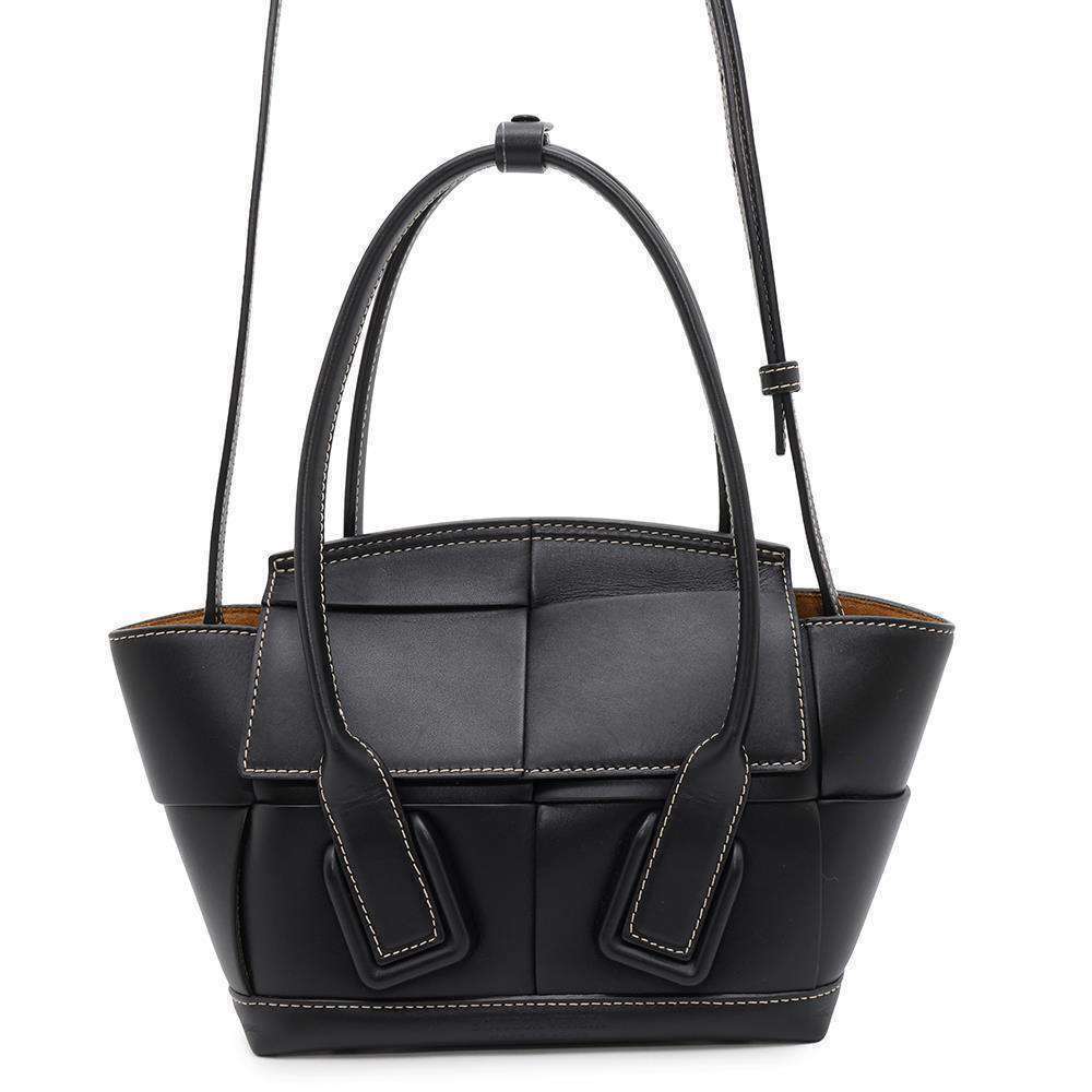 Bottega Veneta za Arco Shoulder Bag Black